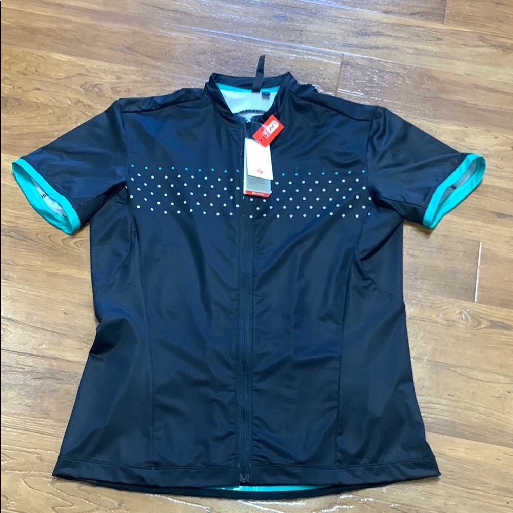 NWT Women's Black Cycling Jacket UPF +30